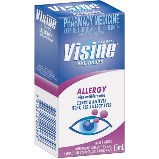 Visine Eye Drops Allergy with Antihistamine 15ml