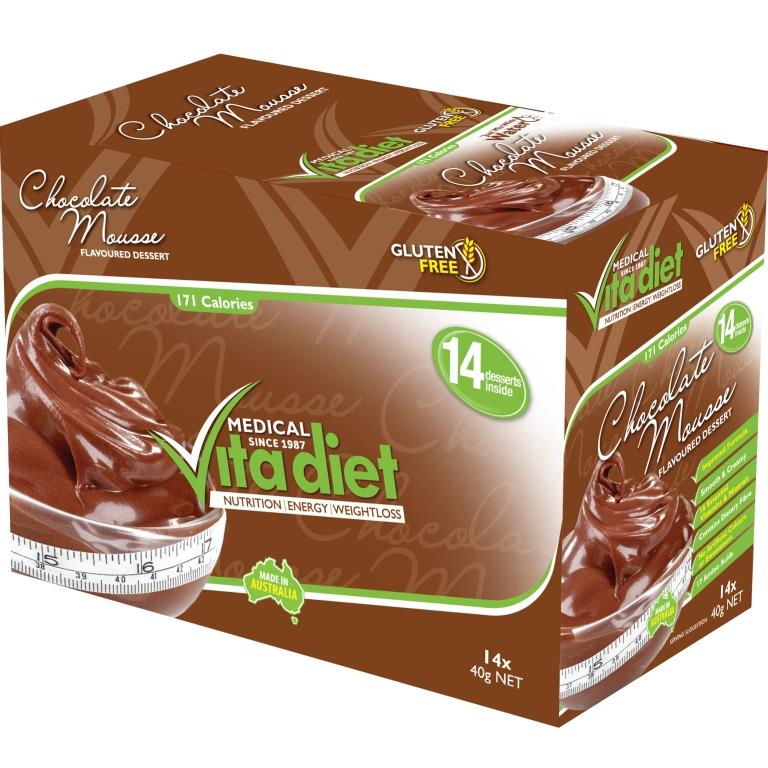 Vita Diet Dessert Chocolate Mousse 14 pack