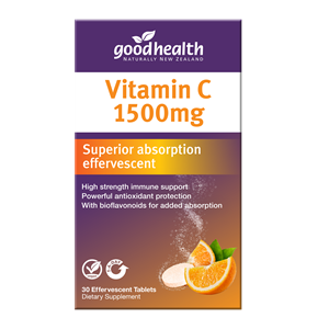 Good Health Vitamin C 1500mg Effervescent 30 Tabs