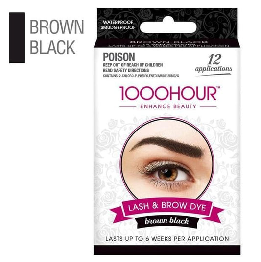 1000 Hour Lash & Brow Dye Kit Brown Black (Old Formula)