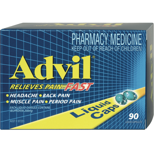 Advil Liquid Caps 90 Caps