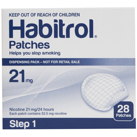 Habitrol Transdermal Nicotine Patch Step 1 21mg 28