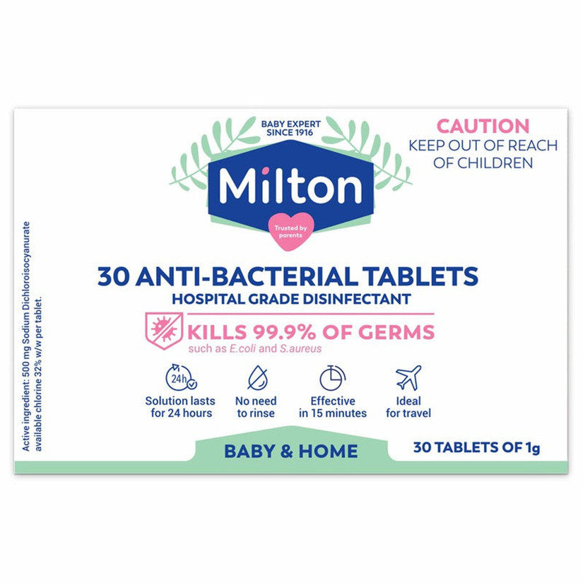 Milton Anti-bacterial 30 Tabs