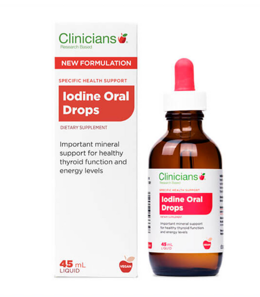 Clinicians Iodine Oral Drops 45ml