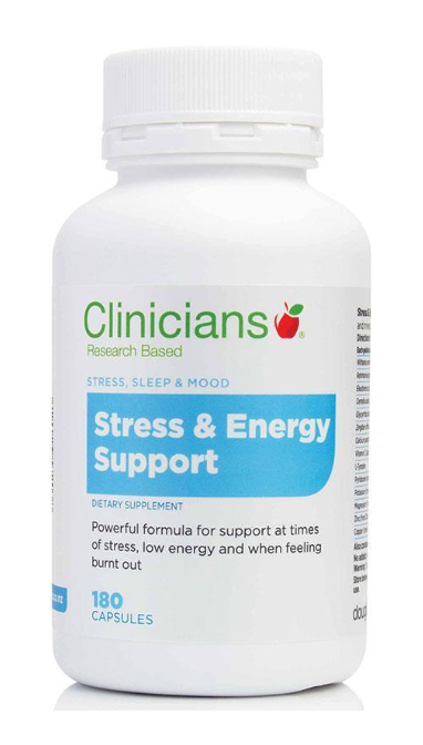 Clinicians Stress and Energy Support 180 Caps