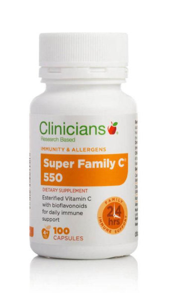 Clinicians Super Family C 550 100 Caps