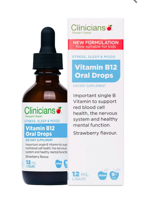 Clinicians Vitamin B12 Oral Drops 15ml