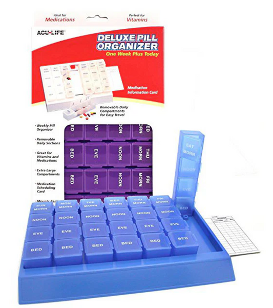 Acu-Life One Week Plus Today Pill Organiser Deluxe