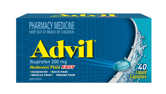 Advil Liquid Caps 40 caps