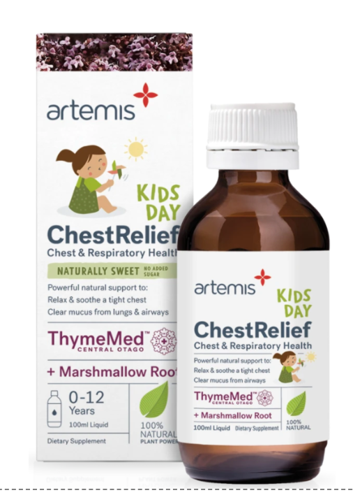Artemis kids chest relief day 100ml | Eclipse Pharmacy