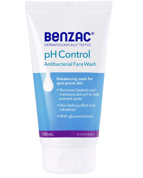 Benzac PH Control Antibacterial Face Wash 150ml