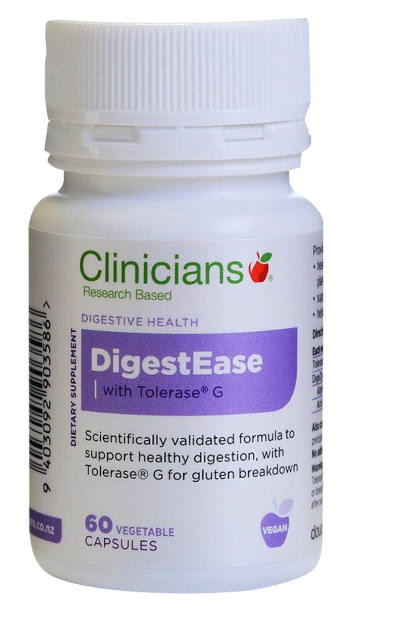 Clinicians DigestEase +Tolerase 60 Caps