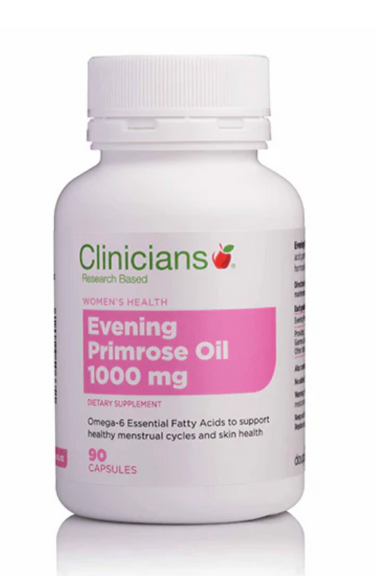 Clinicians Evening Primrose Oil 1000mg 90 Caps