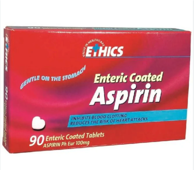 Ethics Enteric Coated Asprin 90 Tabs