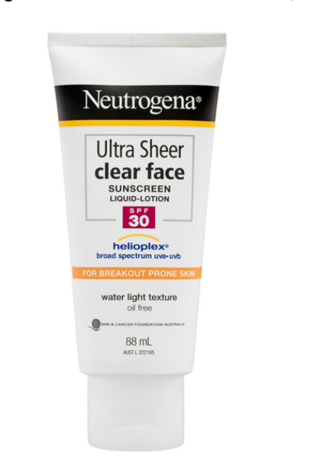 Neutrogena Ultra Sheer Clear Face Lotion SPF30 88ml