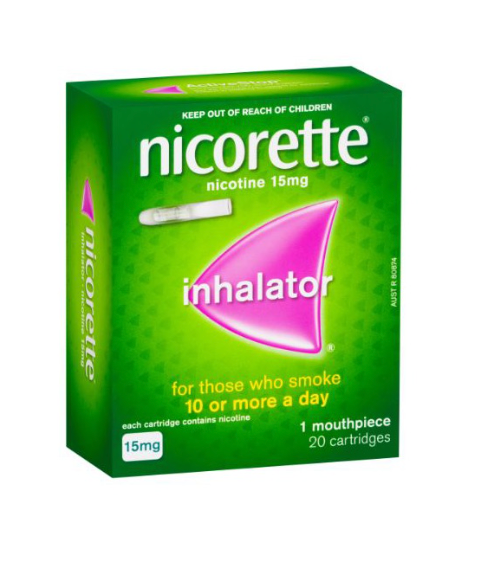 Nicorette Inhalator 15mg Cartridges 20