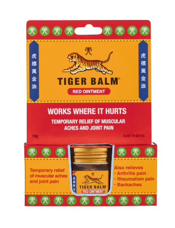 Tiger Balm Red Ointment Muscular Pain Relief 18g