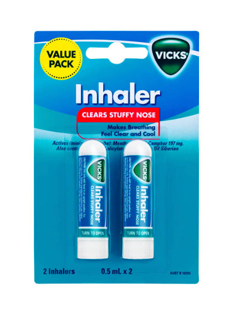 Vicks Nasal Inhaler for Stuffy Noses 0.5ml 2