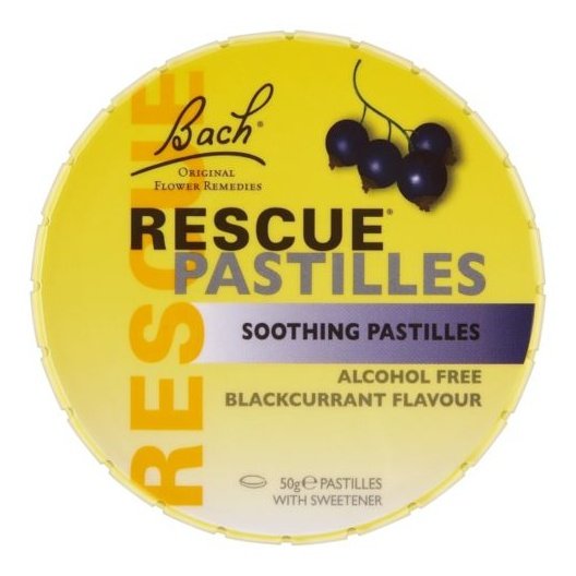 Bach Rescue Pastilles Blackcurrant 50g