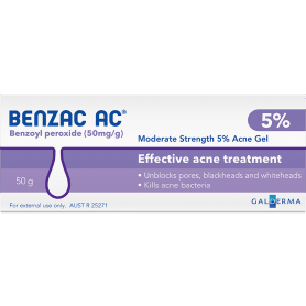 Benzac AC Acne Gel 5% 60g