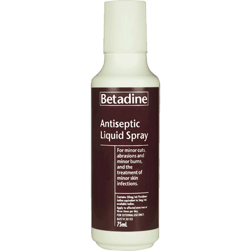 Betadine Antiseptic Liquid Spray 75ml