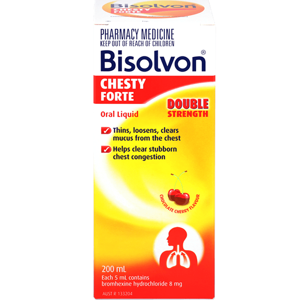 Bisolvon Chesty Forte Liquid 200ml