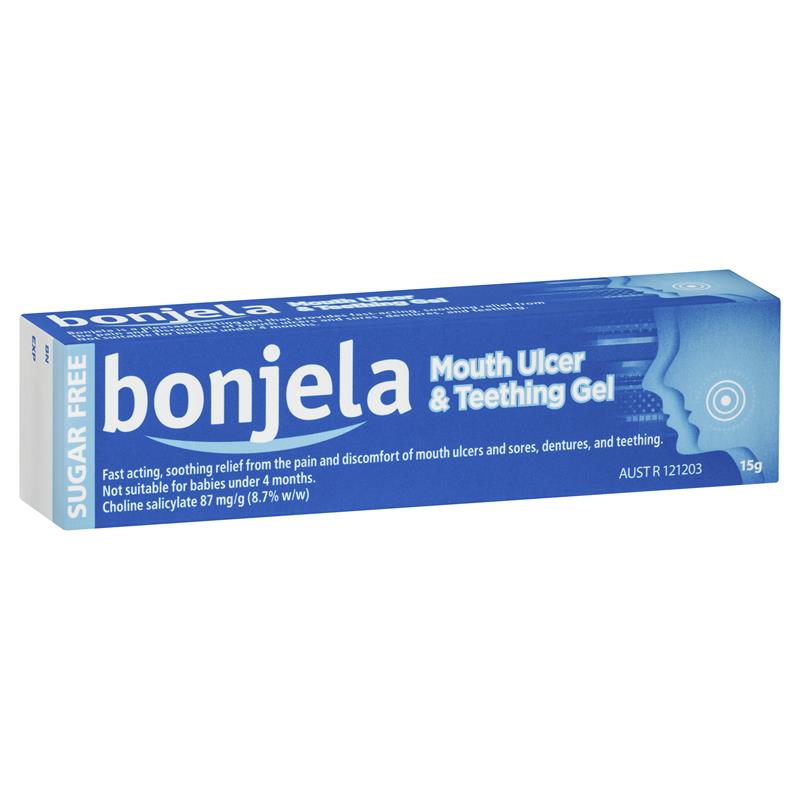 Bonjela Analgesics Mouth Ulcer Gel 15g