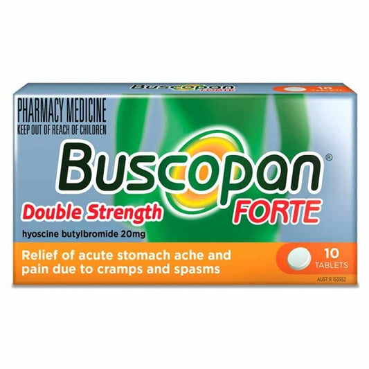 Buscopan Forte 20mg 10 Tabs