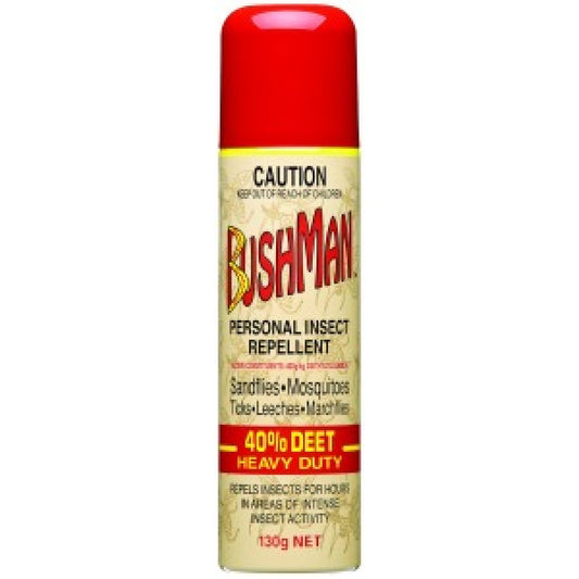 Bushman Insect Repellent 40% Deet Heavy Duty Aerosol 130g