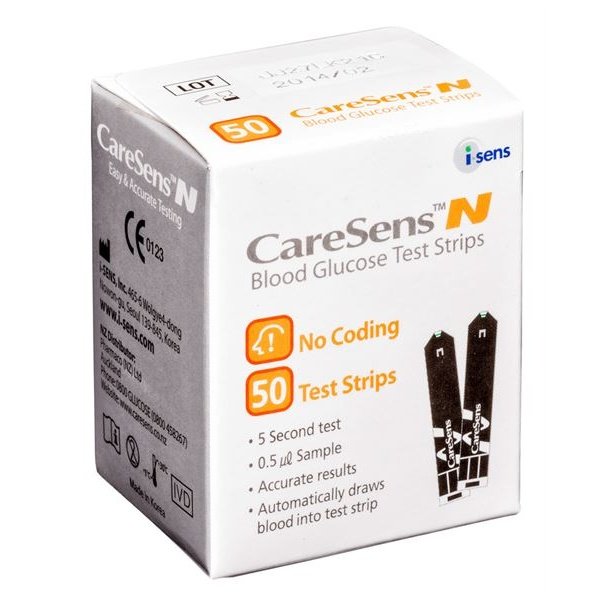 CareSens N Blood Glucose Test Strips 50