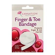 Carnation Finger & Toe Bandage 4 metre roll