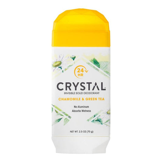 Crystal Invisible Solid Deodorant Chamomile & Green Tea 70g