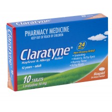 Claratyne 10mg Hayfever & Allergy Relief 10 Tabs