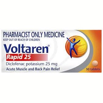 Voltaren Rapid 25mg 30 Tabs