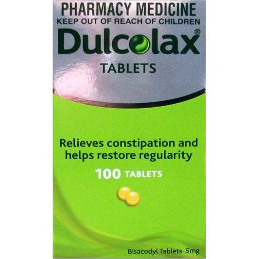 Dulcolax Laxatives 5mg 100 Tabs