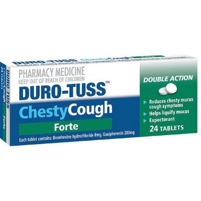 Duro Tuss Chesty Cough Forte 24 Tabs