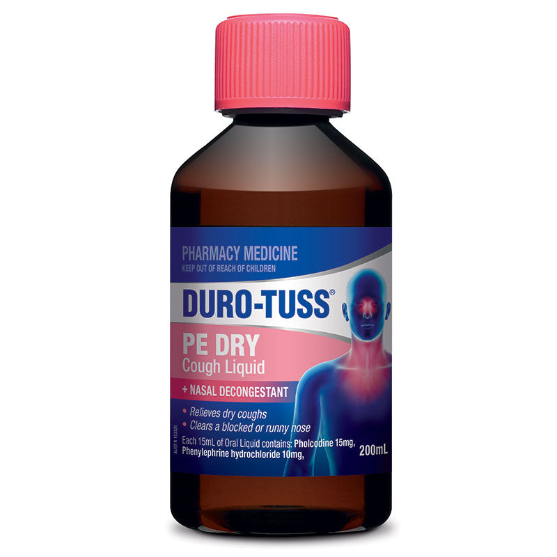 Duro Tuss Lingering Cough + Immune Support 200ml