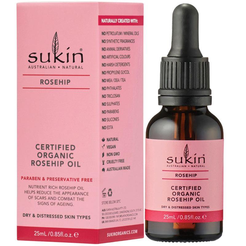 Sukin Rosehip Oil Certified Organic 25ml