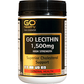 GO Healthy GO Lecithin 1500mg High Strength 120 Caps