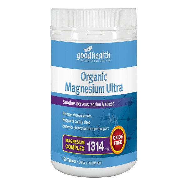 Good Health Magnesium Ultra Organic 120 Tabs