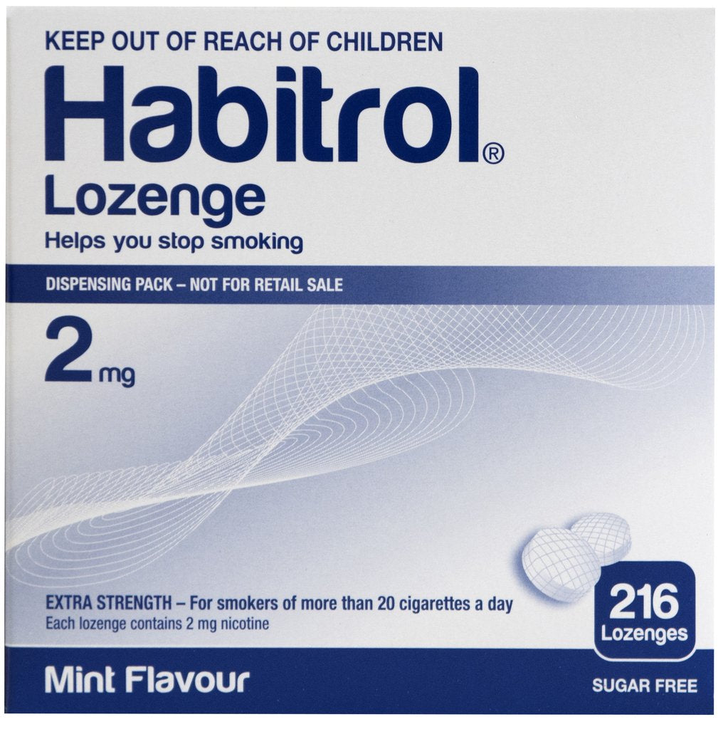 Habitrol Lozenge 2mg Mint 216 (LIMIT 12)