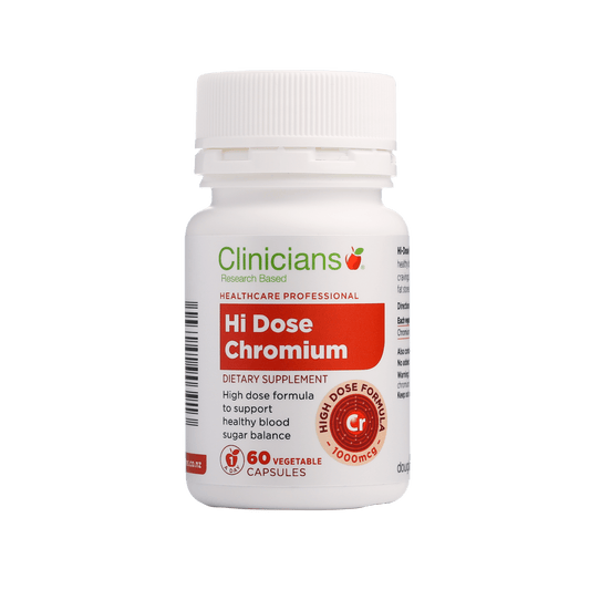 Clinicians Hi-Dose Chromium 1000mcg 60 Caps