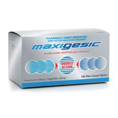 Maxigesic Double Action Pain Relief 100 Tabs