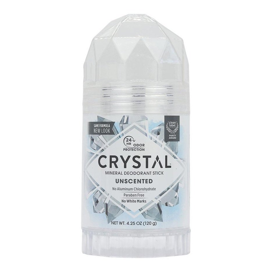 Crystal Mineral Deodorant Stick Unscented 120g