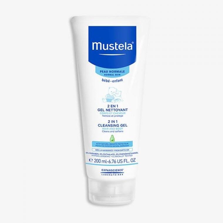 Mustela 2n1 Hair & Body Wash Cleansing Gel 200ml