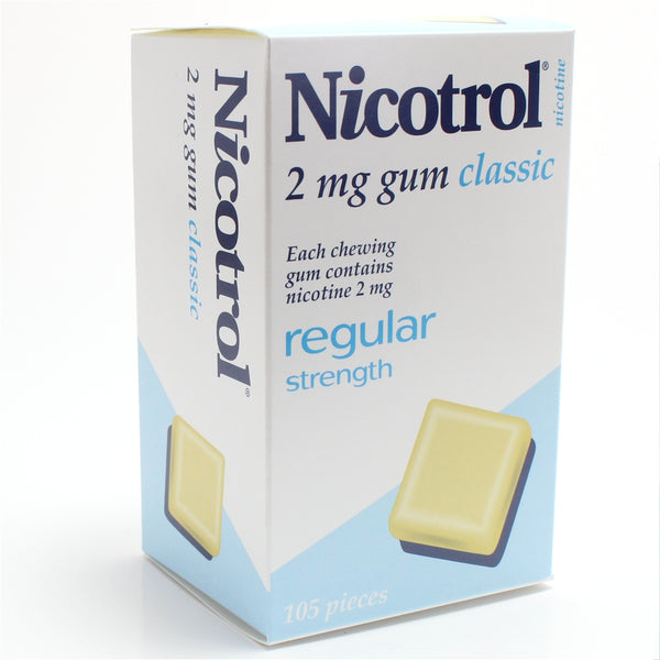 Nicotrol Gum 2mg Classic 105 | Eclipse Pharmacy