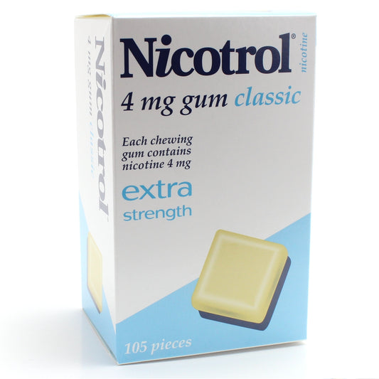 Nicotrol Gum 4mg Classic 105