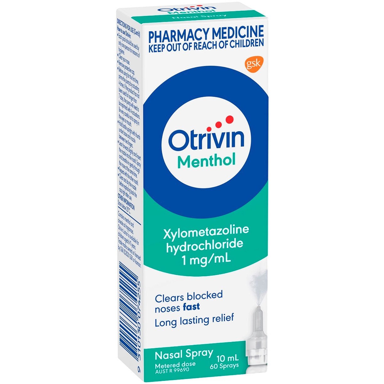 Otrivin Menthol Spray 10ml