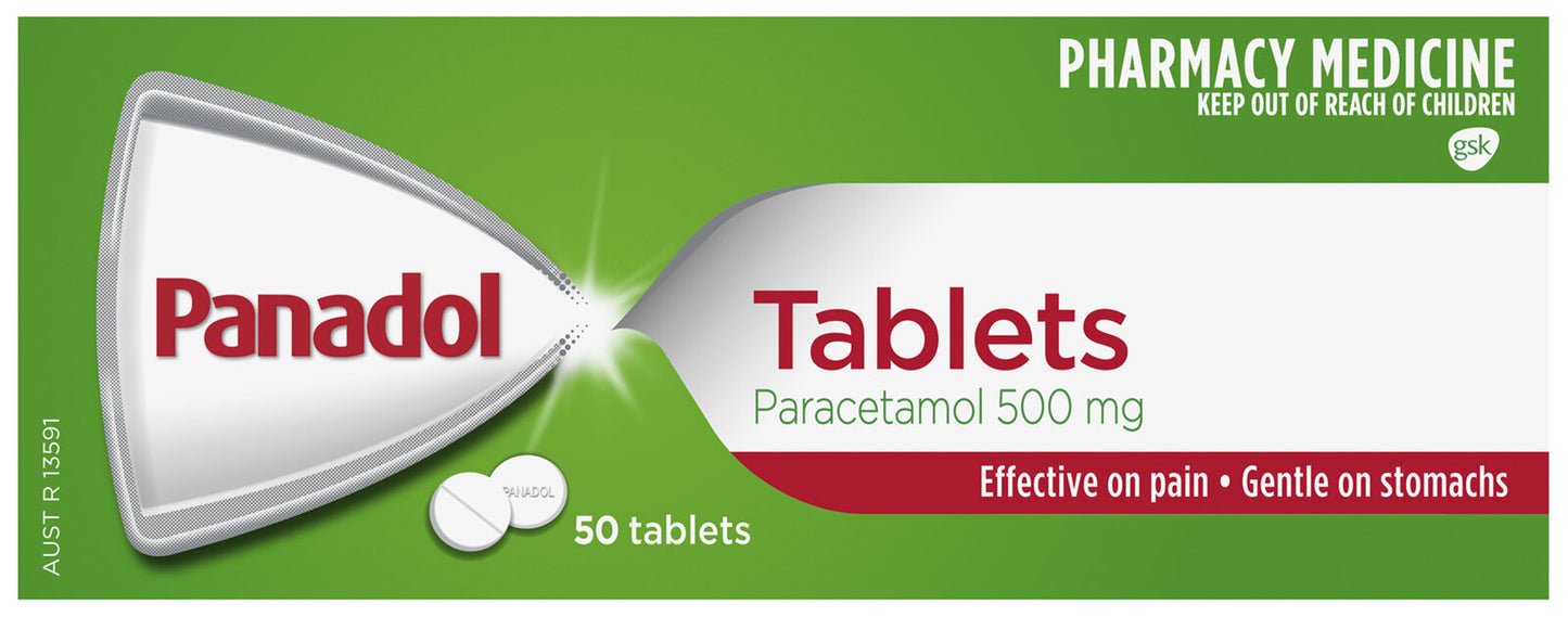 Panadol 500mg 50 Tabs