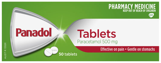 Panadol 500mg 50 Tabs